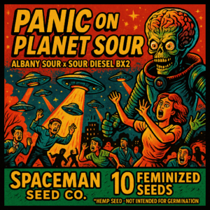 Panic On Planet Sour 10 Fem Seeds
