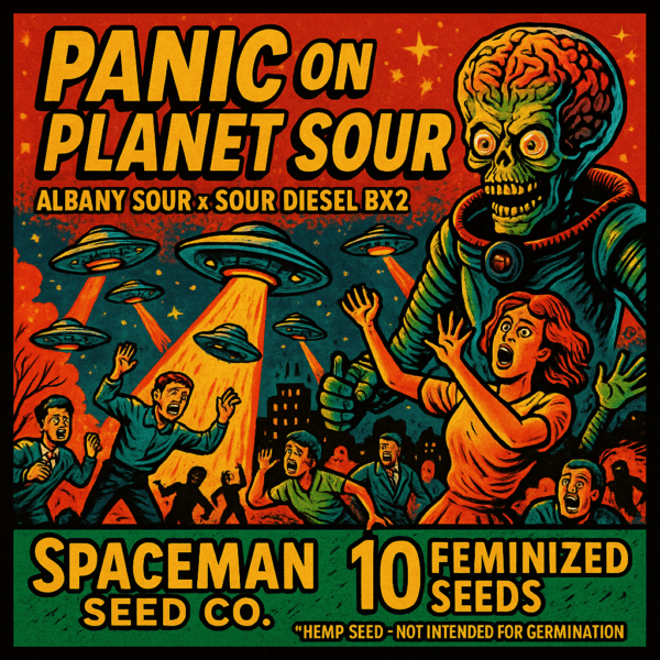 Panic On Planet Sour 10 Fem Seeds